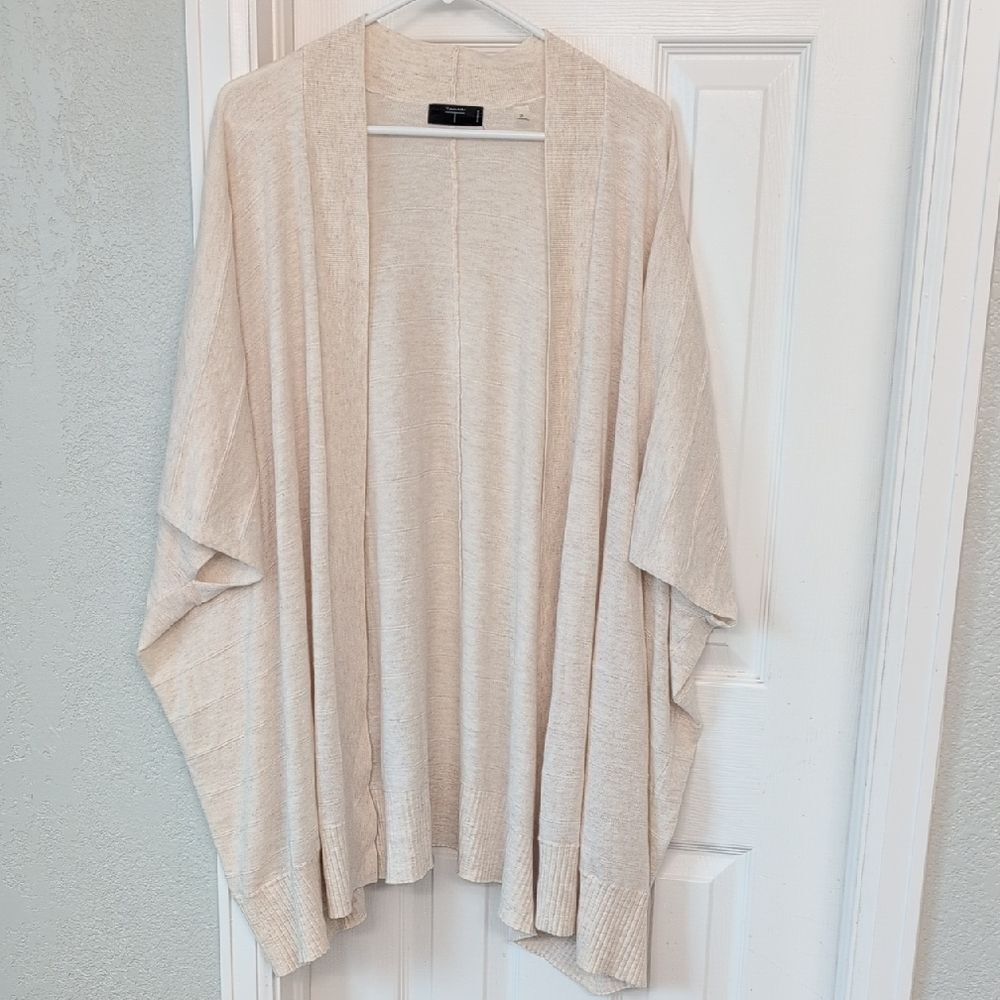 Tahari Cream Wool Blend Women's Shrug